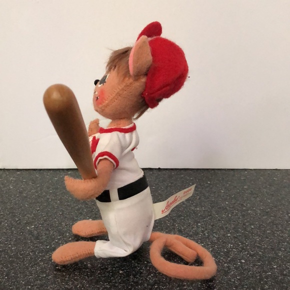 Baseball Mouse Annalee 2006 Retired Six Inch Doll - Picture 5 of 6